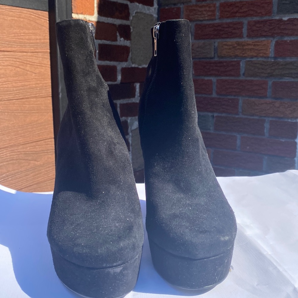 Boots black size 9 Steve Madden used dressy boots size 9